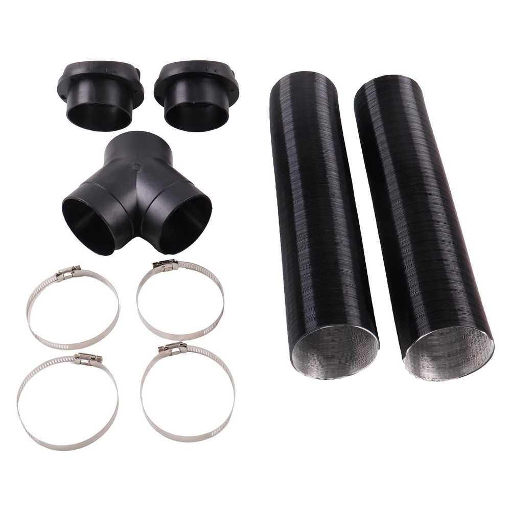 ZTUOAUMA 75mm 3'' Diesel Heater Air Duct Hose YBranch Connector Bulging Outle...