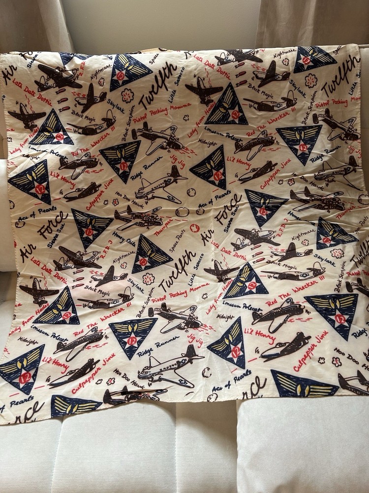WW2 Twelfth Air Force Scarf