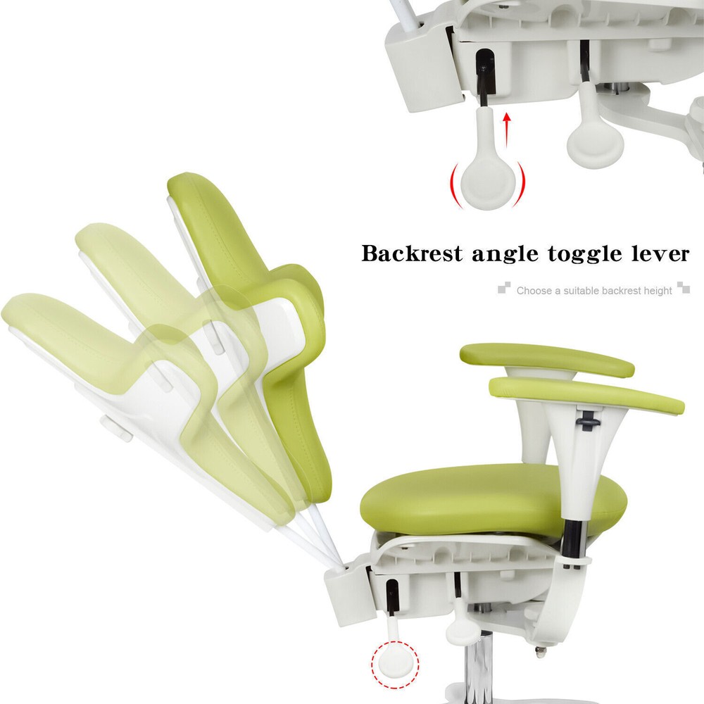 Ergonomic Dental Microscope Stool Micro Surgeon Chair Adjustable Foot Controlled