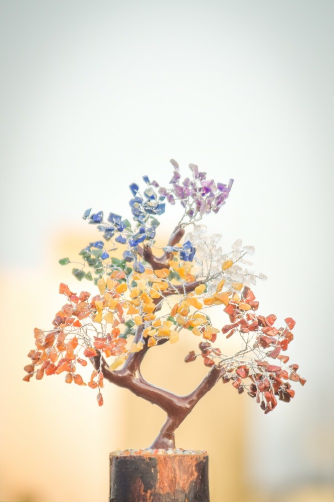 Gemstone 7 chakra 500 Chips Gem Tree
