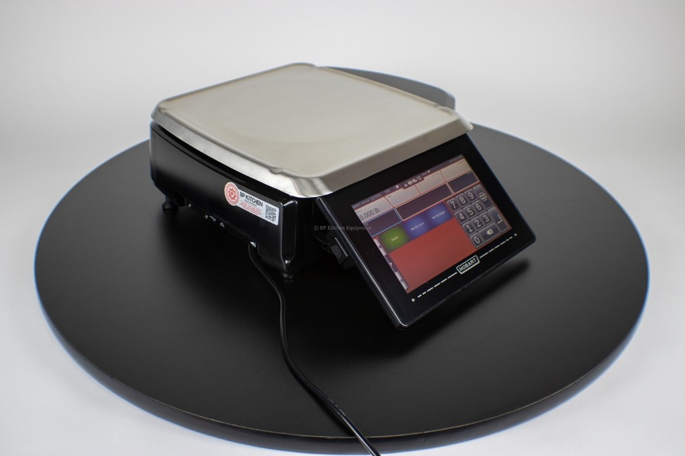 Hobart HTi Scale With Printer, Used Operator Screen & 7" Customer Display