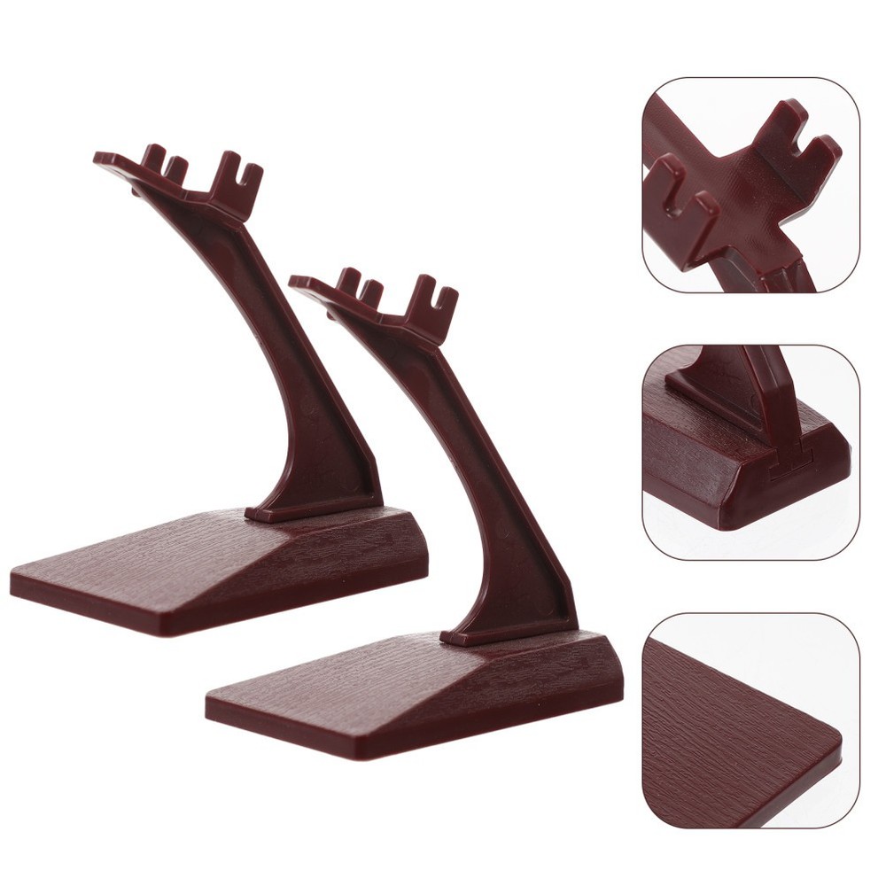 2 Pcs Display Stand for Model Aircraft Plane Support Base Bracket