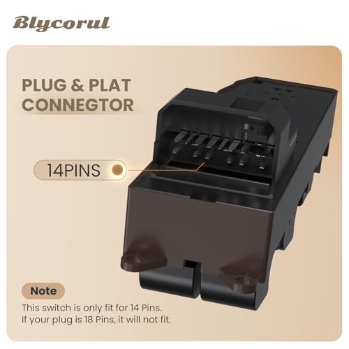 Master Power Window Switch Driver Side Door Lock Control Button 14 02-06 Camry