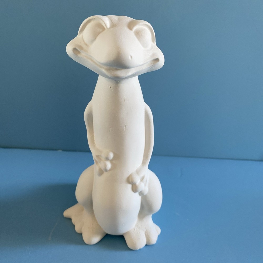 Ceramic Bisque Gecko Ready To Paint Cutie