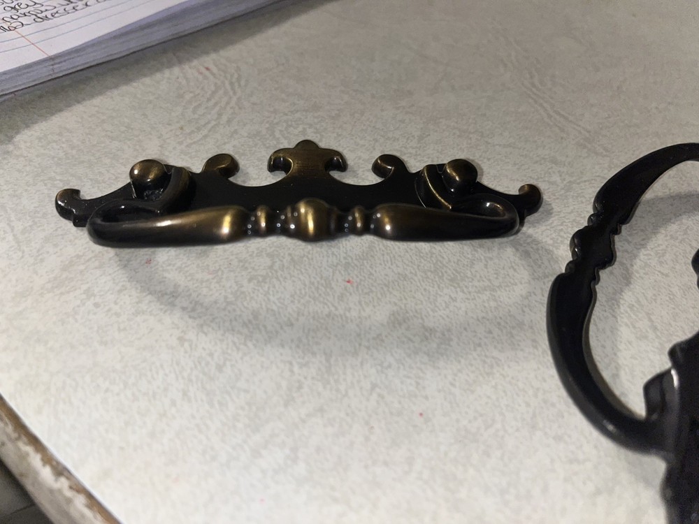 PACK OF 5 Antique Finish Pull (3" mounting) Amerock # 152