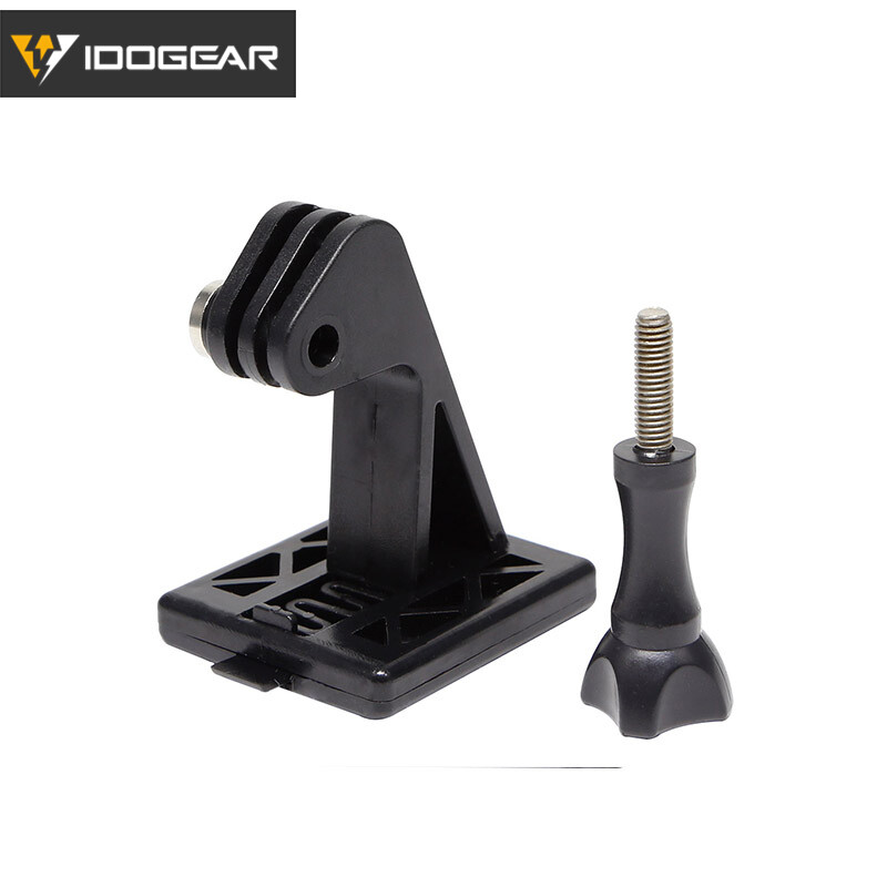 IDOGEAR Tactical Camera Helmet Fixed Adapter Mount Camera Adapter Kit for GoPro