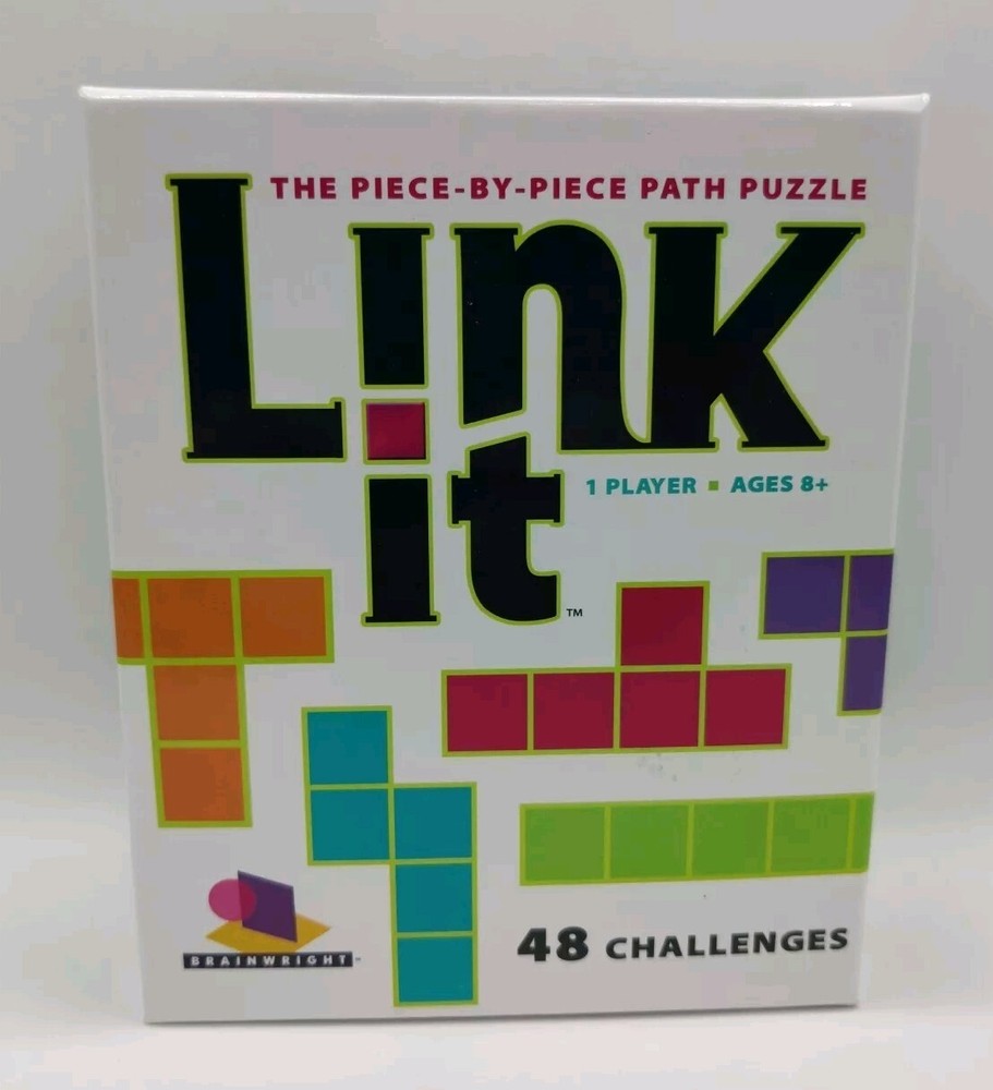 Link it Path Puzzle The Piece-By-Piece Path Puzzle 48 Challenges Brainwright