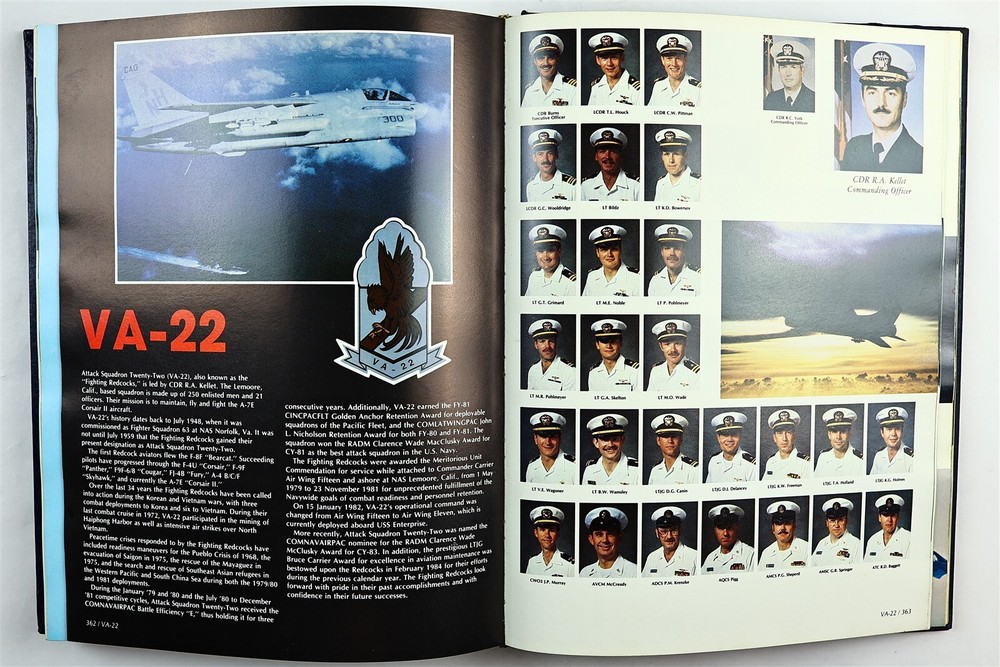 USS Enterprise (CVN-65) 1984 1985 Westpac Deployment Cruise Book