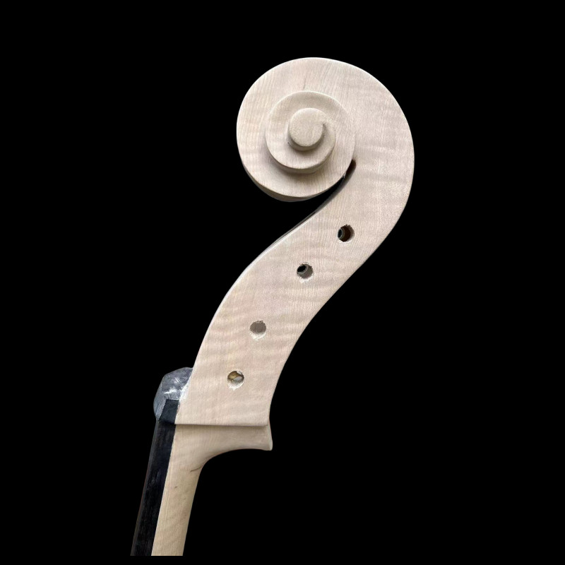 Professional Hand-Made song unfinished Cello 4/4 Solid maple back