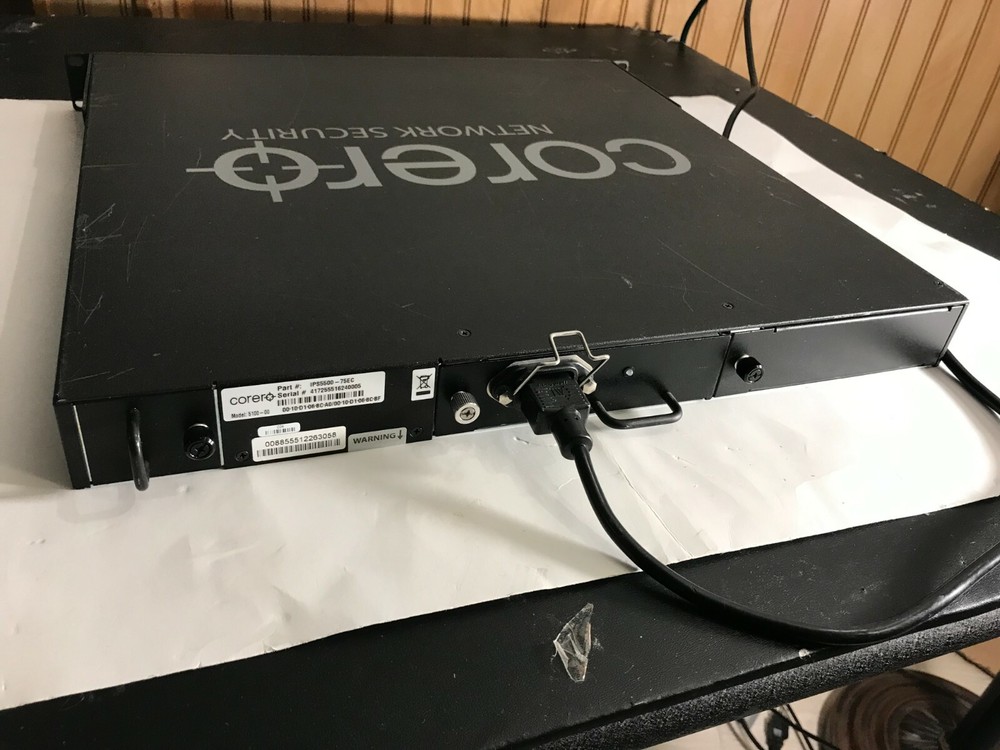 Corero 5100-00 EC Series Intrusion Prevention System IPS5500-75EC