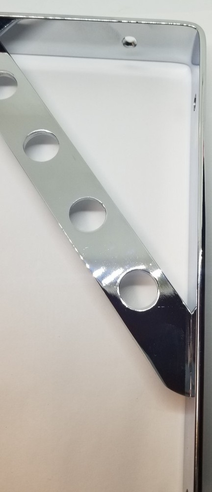 POLISHED CHROME Heavy Duty Shelf Support modern contemporary bracket clothes han