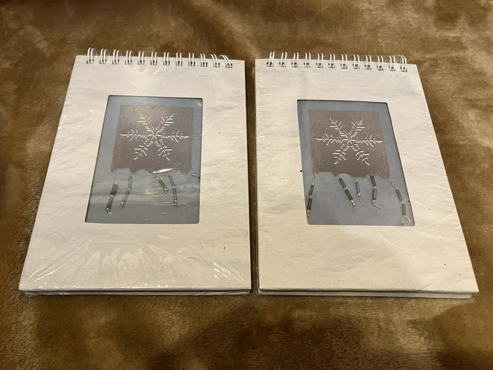 Christmas Embellished Spiral Note Pads
