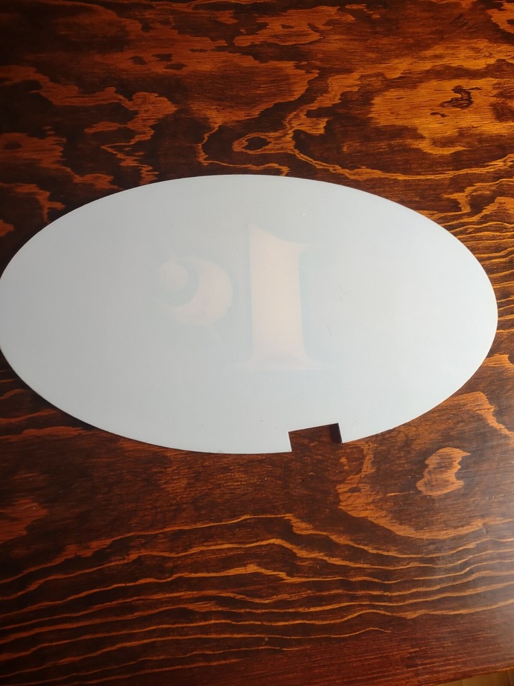 1 Cent Slot Machine Plexiglass Insert Casino Denomination Panel 1¢