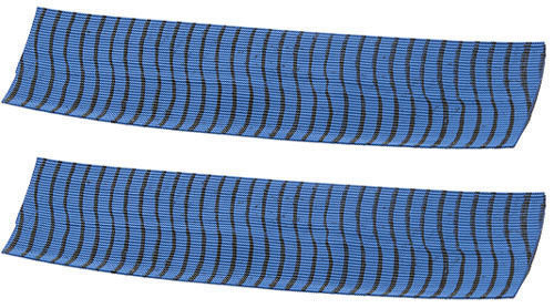 OMP VIBE String Silencers 5" Blue w/Black 2 Pack