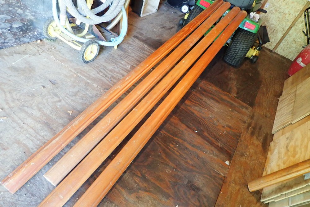 Solid Cherry Handrail Cap Custom 4" Special Order 42 Linear Ft Railing Bannister