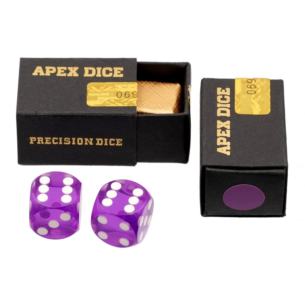 Precision Backgammon Dice **SECURITY SEALED** Professional Backgammon Dice