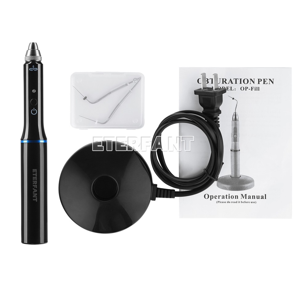 ETERFANT Dental Gutta Percha Obturation System Wireless Endo Heated Pen+2Tips
