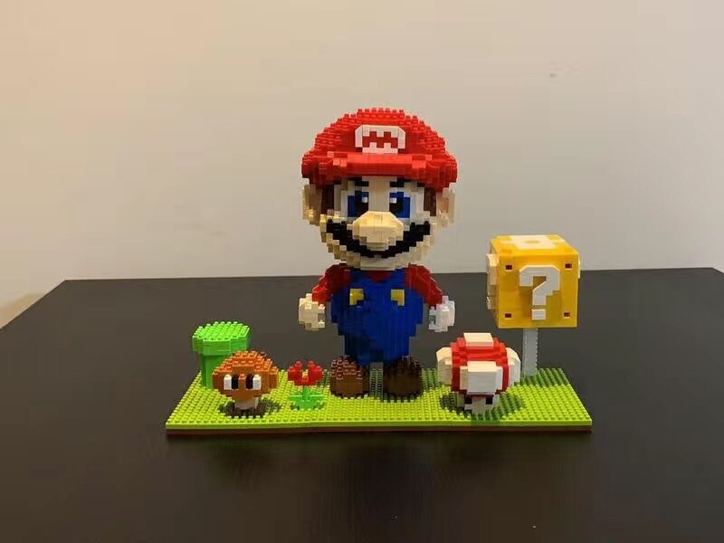 Super Mario Magic Blocks Set,2000 Pcs Mini Building Blocks Challenging Game Gift