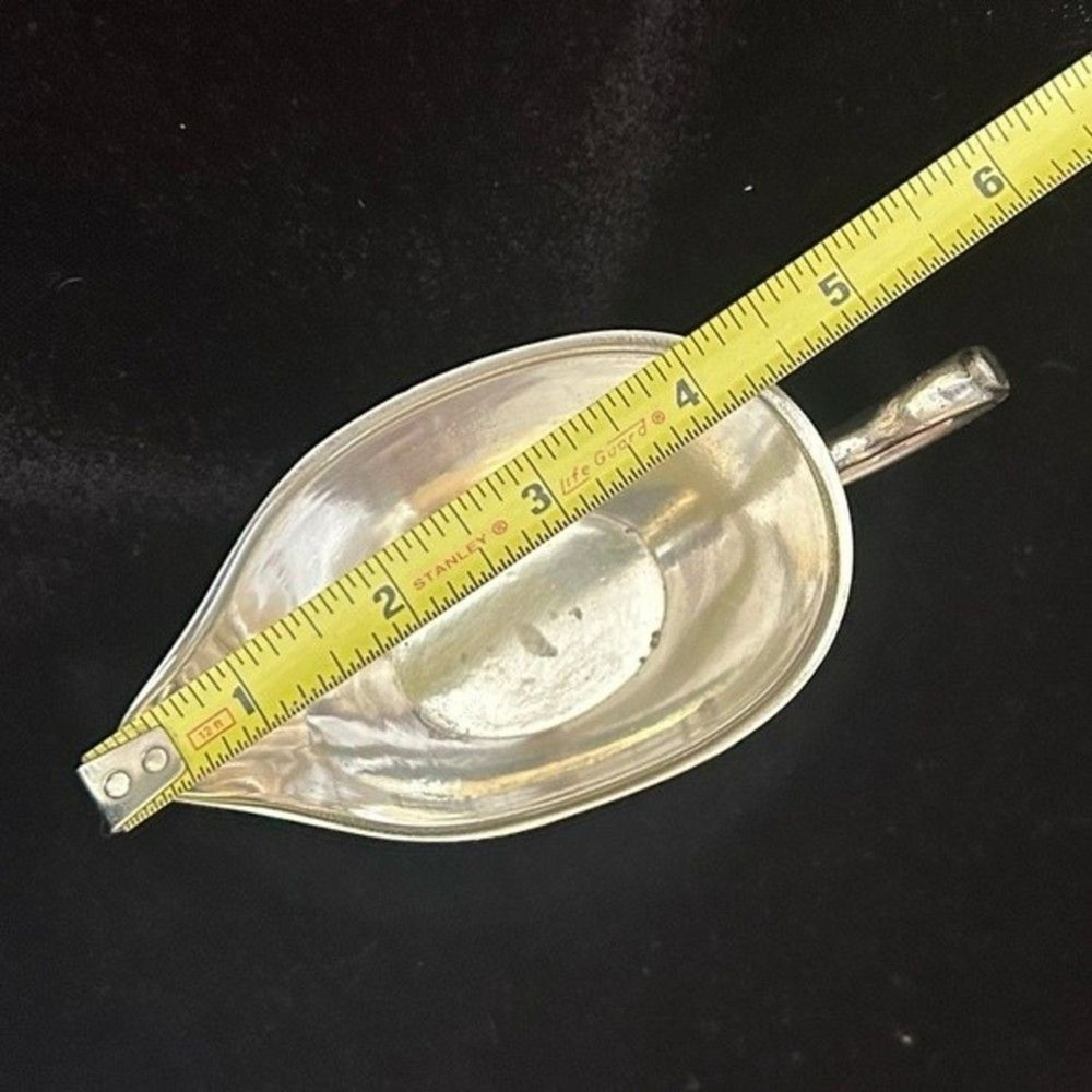 Vintage Silver creamer or sauce boat