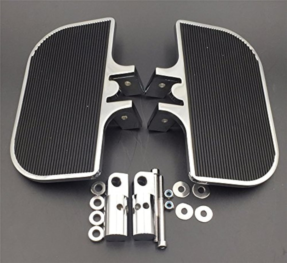 Chrome Mini Floorboards for Harley-Davidson Electra Glide & Softail Models