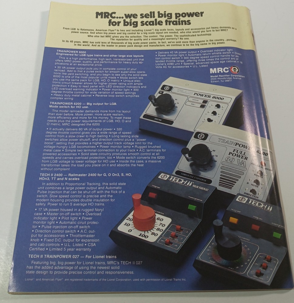Model Railroader Magazine (September, 1989)