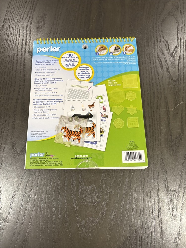 New Perler Beads Pattern Book Volume 1 Full Size 110 Patterns 28 Sheets