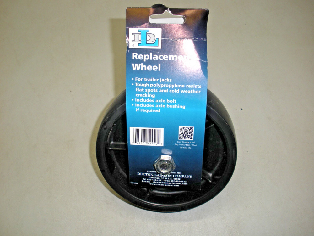 Dutton-Lainson 6" Replacement Trailer Jack Wheel 6806