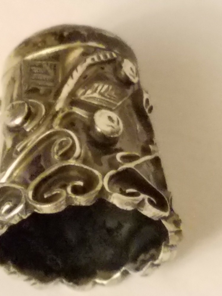 Antique Sterling Silver 925 Thimble
