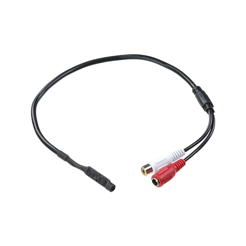 Amplified Indoor Microphone for Security Camera, 5~50m² Range, Easy to install
