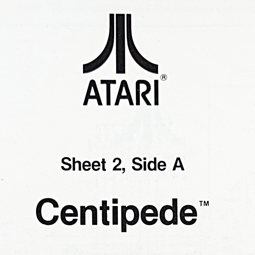 Atari Centipede Arcade Video Game Manual Schematics ORIGINAL