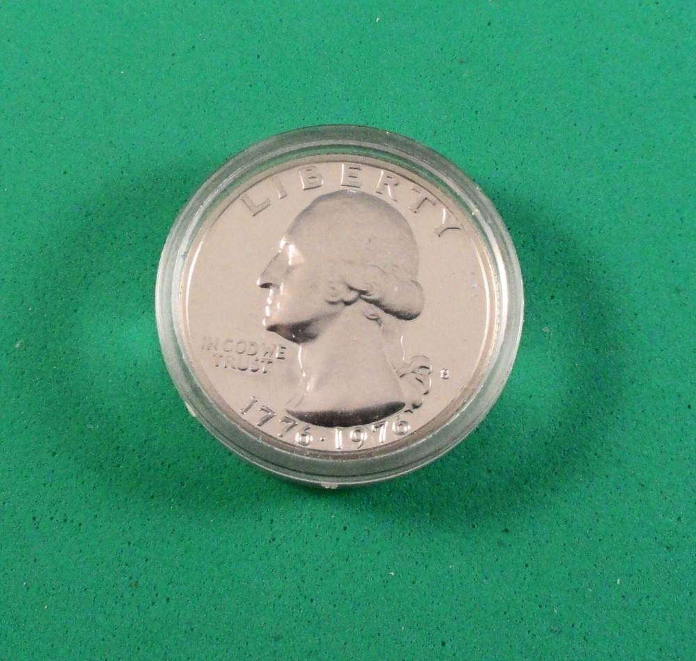 TWO "S" Mint PROOF Washington Quarters: 1976 & 1977