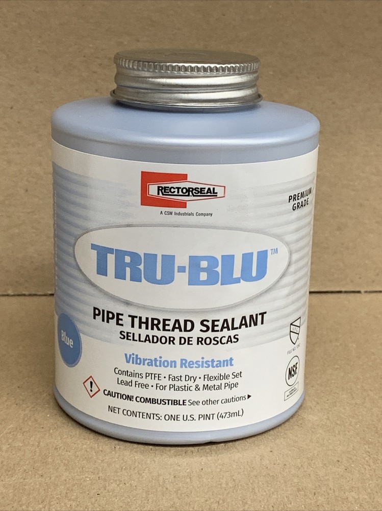 Rectorseal Tru-Blu Blue Pipe Thread Sealant  - Pint