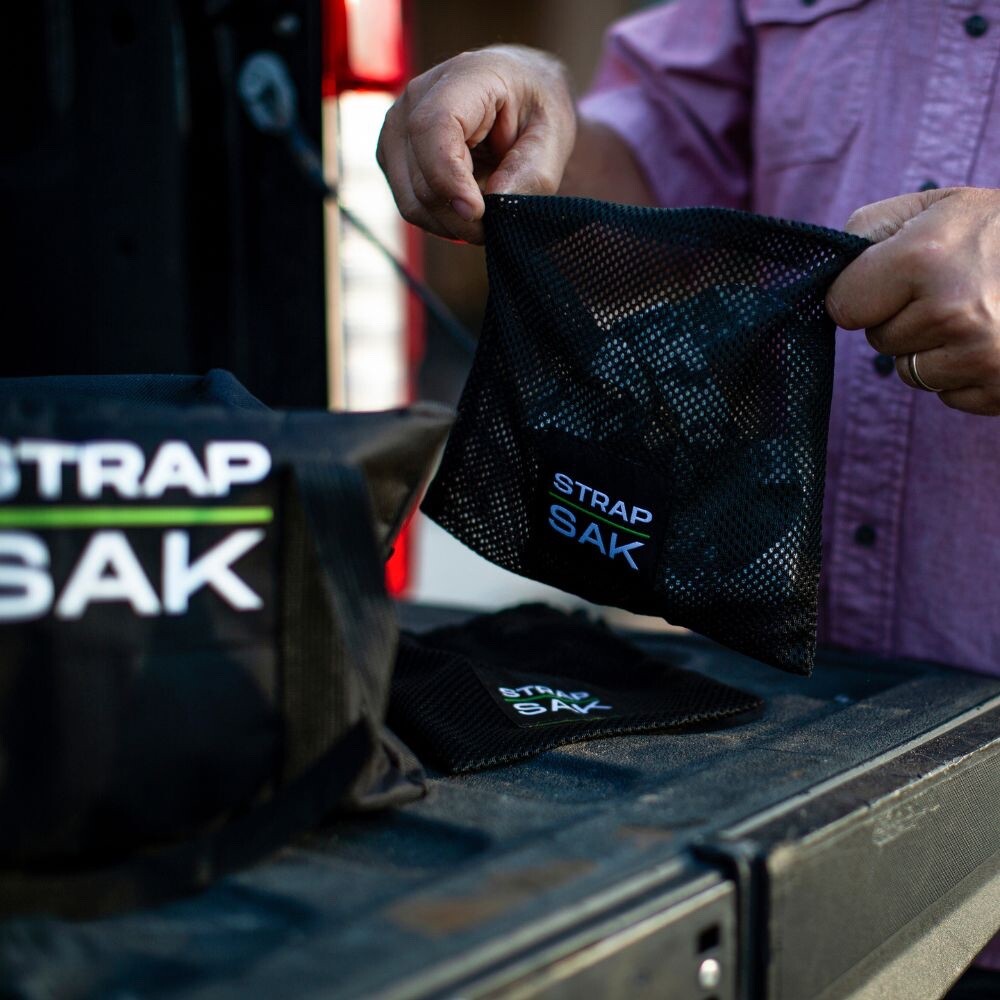 STRAP SAK Ratchet Strap Storage Bag Complete Set