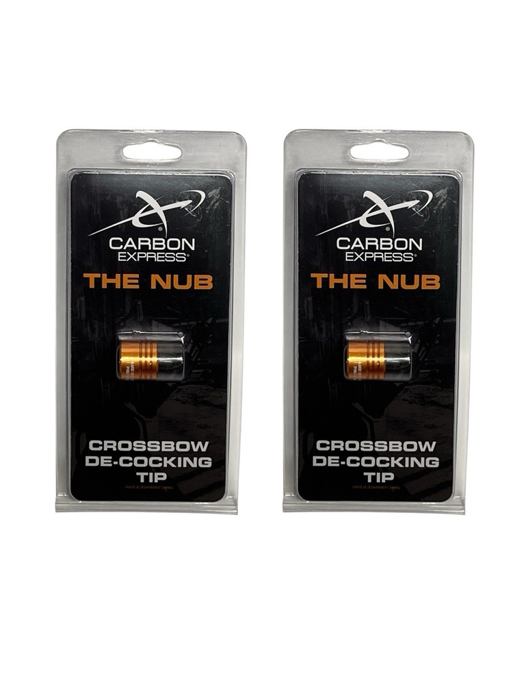 2 CARBON EXPRESS The Nub Crossbow De-Cocking Tip Point Hunting