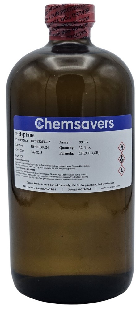n-Heptane, 99+%, 32 fl oz.