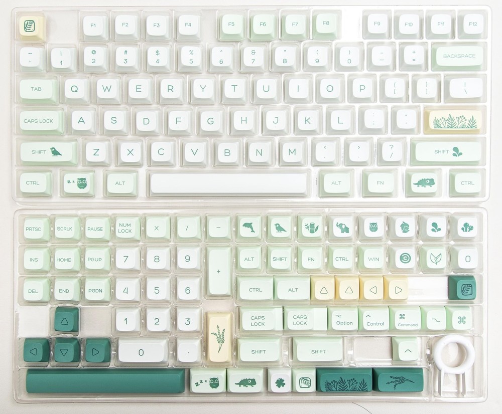 Botanical Keycaps XDA Profile Custom Keycap for Mechanical Keyboard,144 Keys ...