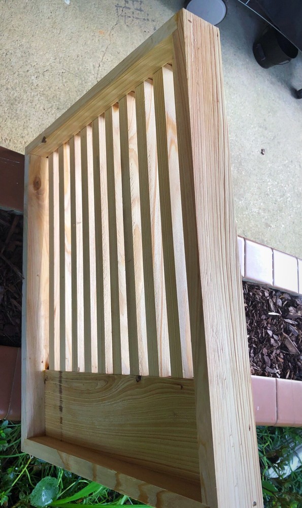 Cypress 10 frame slatted rack for Langstroth bee hive