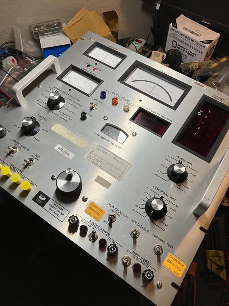 Bendix Avionics RNT-260A VOR ILS Sys Test Panel System 4000951-6001