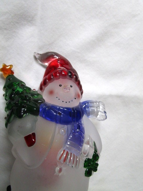 SNOWMAN NIGHT LIGHT PRE OWNED WORKS