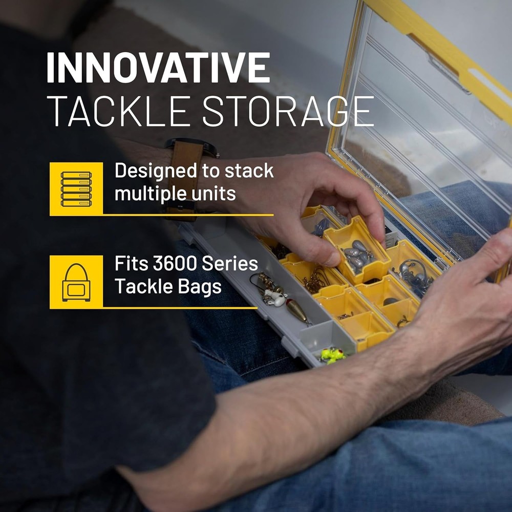 Gray & Yellow EDGE Terminal Tackle Storage, Rust-Resistant