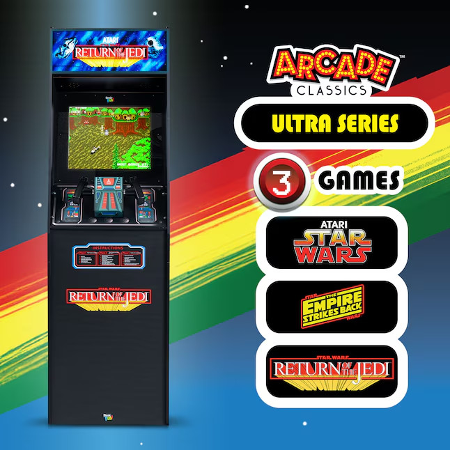 Arcade Classics Atari Star Wars Ultra Series Free Standing Electronic Game