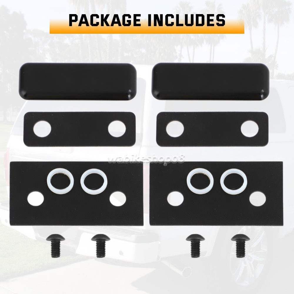 For Snugtop Campers Shell Glass Rear Doors Camper Shell Nut Plates Hardware Set