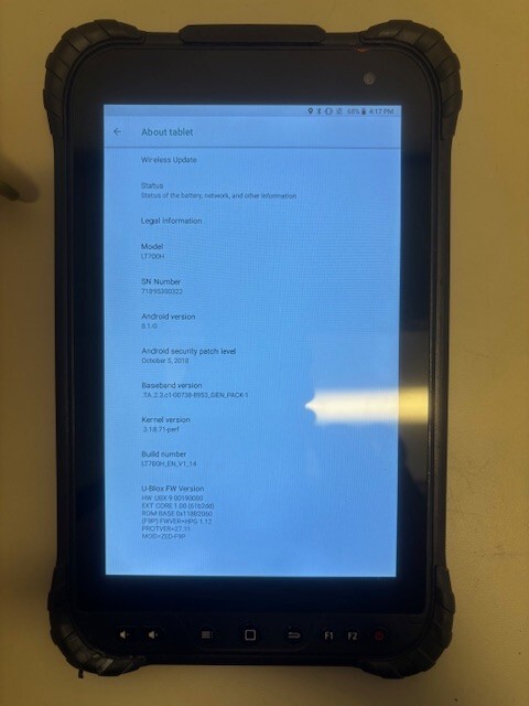CHC Navigation LT700 Tablet with X-PAD Software