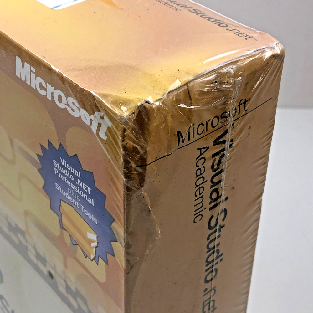 Microsoft Visual Studio .NET Academic Version 2003 Sealed DAMAGED PACKAGE