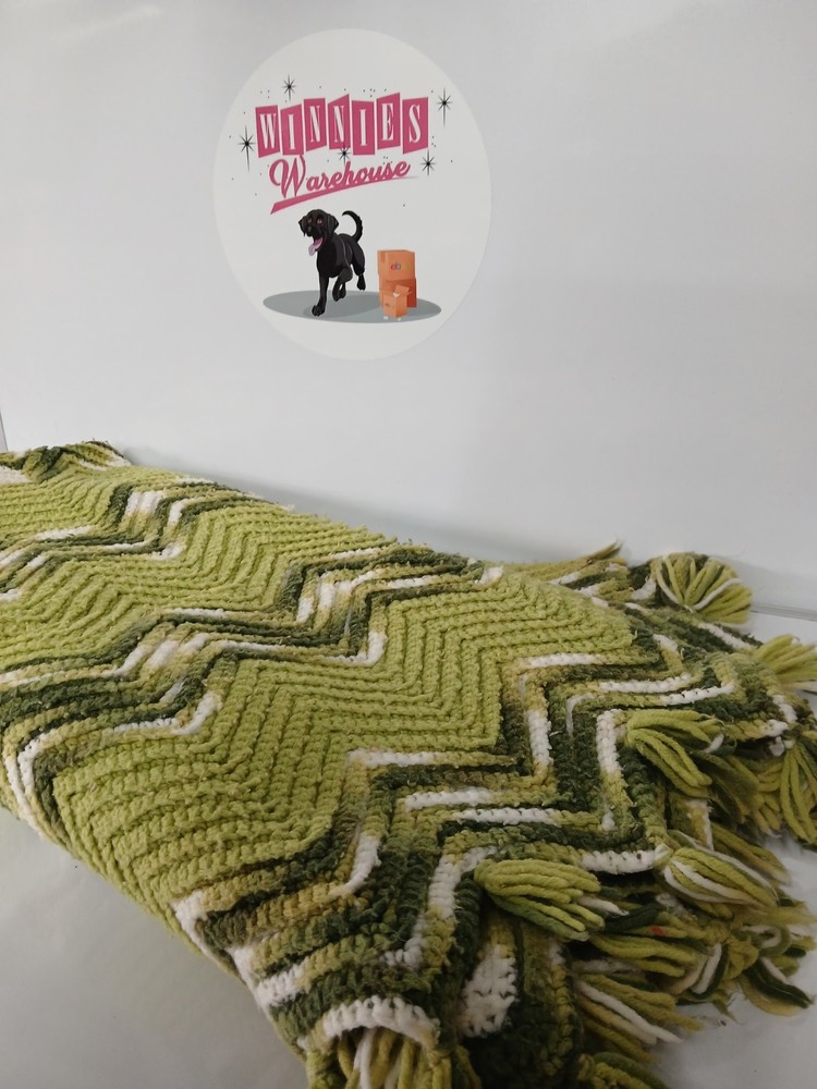 Granny Square Type Crochet Throw 5'x6'