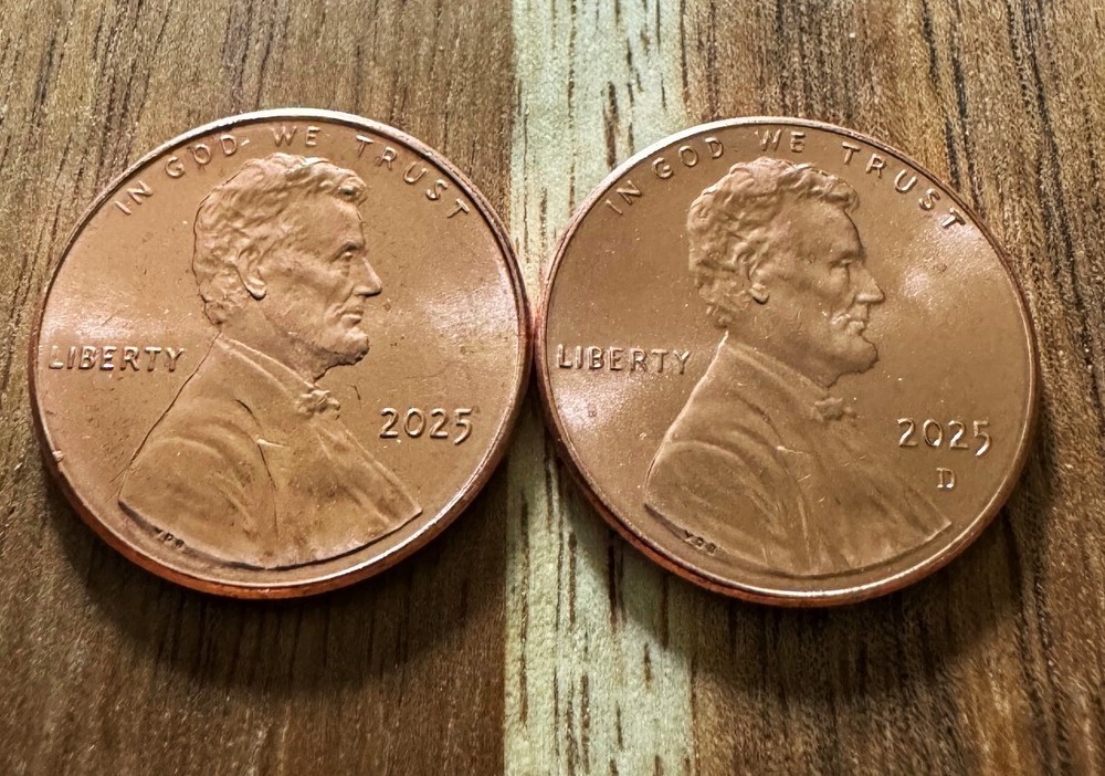 2025 PD  UNCIRCULATED LINCOLN SHIELD CENTS SET -  FROM OBW ROLLS