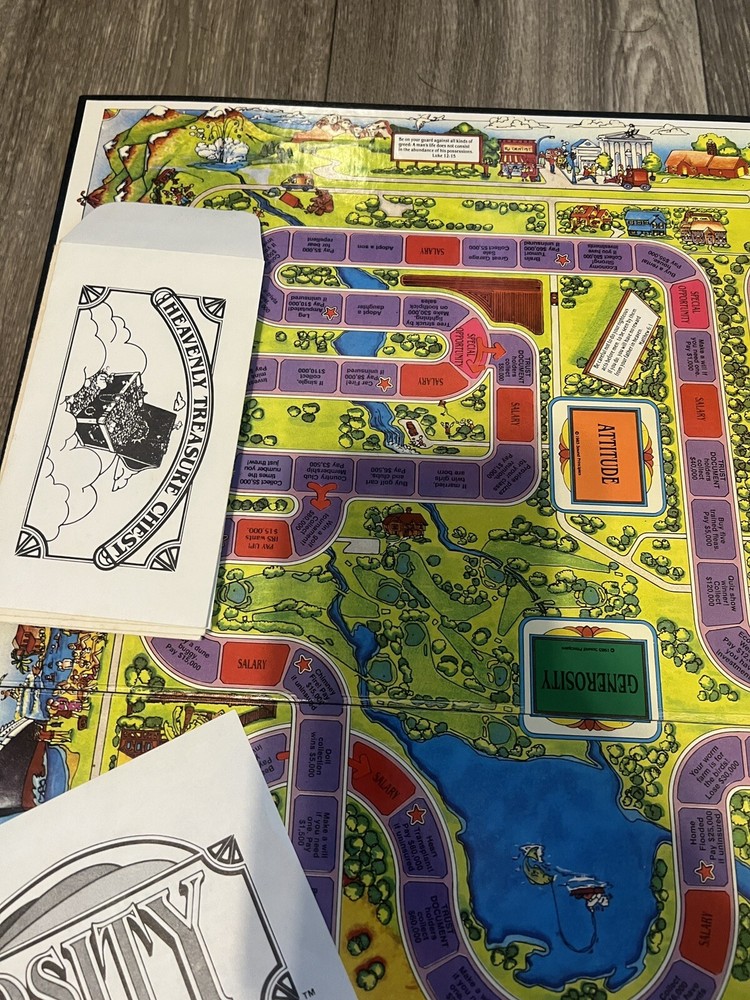Generosity Vintage Board Game. 100% Complete. Christian Value Game! 1985