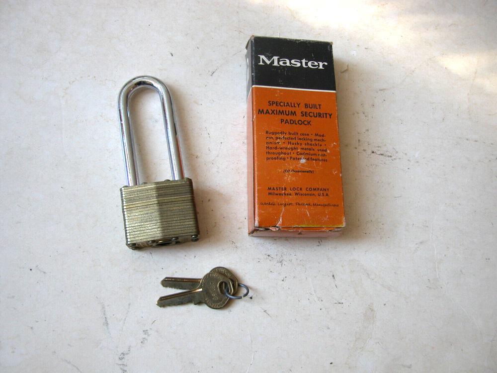 Master Lock Maximum Security Padlock No. 82 2-1/2" Shackle