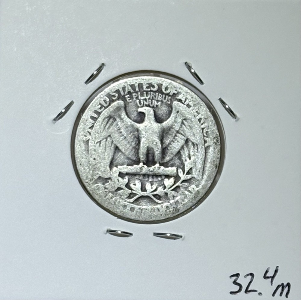 1935 Silver Washington Quarter, 90% Silver, Low Mint! 🔥