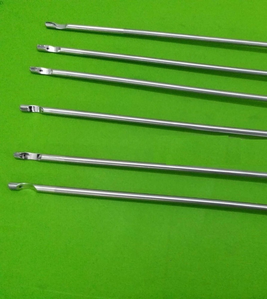 Laparoscopic Knot Pusher With Cutter 5mmx330mm Surgical Instruments forceps 6Pc